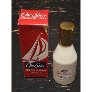 Vintage Old Spice Original Cologne Spray 2.5 Oz Bottle With Box Procter & Gamble